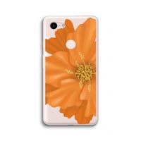 Orange Ellila flower: Google Pixel 3 XL Transparant Hoesje