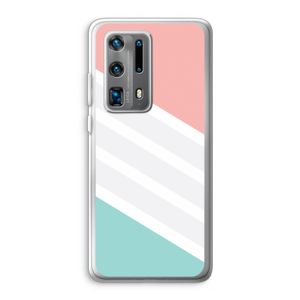 Strepen pastel: Huawei P40 Pro Plus Transparant Hoesje