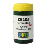 SNP Chaga fermented 400 mg puur 60 Vegetarische capsules