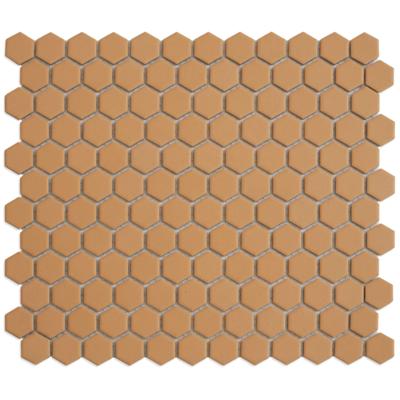 Mozaiek Tegel Hexagon 26x30 cm Mat Tuscany Gold The Mosaic Factory