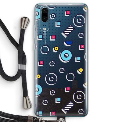 8-bit N°9: Huawei P20 Transparant Hoesje met koord