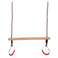SwingKing trapeze set met ringen, 48cm