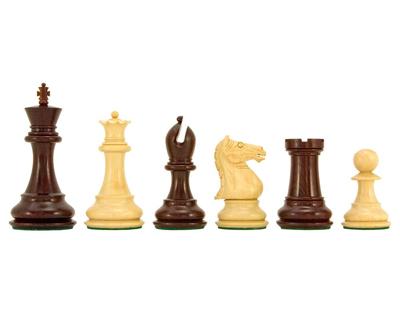 Sentinel Serie Rozenhout Staunton Schaakstukken 10 cm