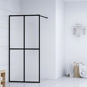 VidaXL Inloopdouchewand 80x195 cm mat gehard glas