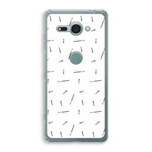 Hipster stripes: Sony Xperia XZ2 Compact Transparant Hoesje