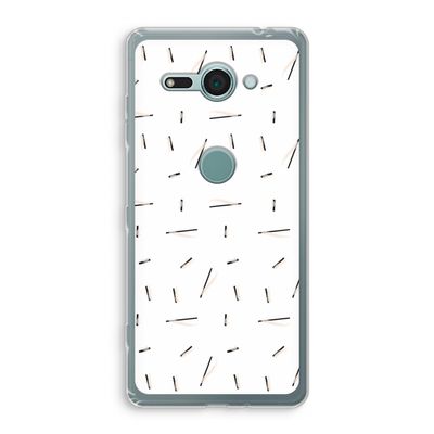 Hipster stripes: Sony Xperia XZ2 Compact Transparant Hoesje