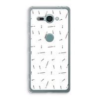 Hipster stripes: Sony Xperia XZ2 Compact Transparant Hoesje