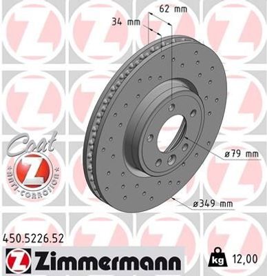Remschijf SPORT REMSCHIJF COAT Z 450522652