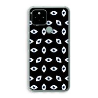 Eyes pattern: Google Pixel 5 Transparant Hoesje Eyes pattern: Google Pixel 5 Transparant Hoesje