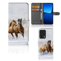 Xiaomi 13 Lite | Telefoonhoesje | Met pasjeshouder | Paarden