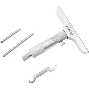 Dasqua 4611-8110 Dieptemicrometer Met controlemaat 0 - 50 mm DIN 863