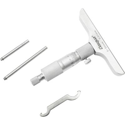 Dasqua 4611-8110 Dieptemicrometer Met controlemaat 0 - 50 mm DIN 863