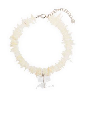Courrèges bracelet à perles - Tons neutres