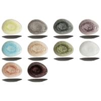 Cosy & Trendy Ontbijtbordjes / gebaksbordjes Streetfood - 10x - aardewerk - multi kleuren - 15 x 11