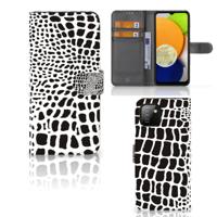 Samsung Galaxy A03 | Telefoonhoesje | Met pasjeshouder | Slangenprint