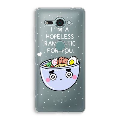 I'm A Hopeless Ramen-Tic For You: Sony Xperia XZ2 Compact Transparant Hoesje