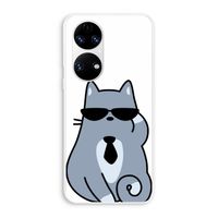 Cool cat: Huawei P50 Transparant Hoesje