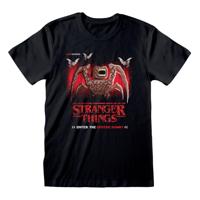 Stranger Things T-Shirt 8 Bit Upside Down Size L