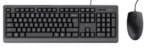 Trust Primo - Stille Keyboard en Muis set - Qwerty US