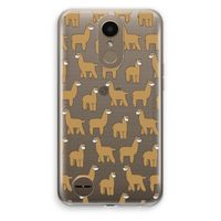 Alpacas: LG K10 (2017) Transparant Hoesje