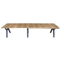 Eettafel Home ESPRIT Bruin Zwart Metaal Hout MDF 200 x 100 x 75 cm