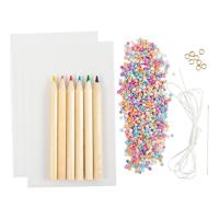 Creativ Company Mini hobbyset sieraden krimpfolie armbanden paars