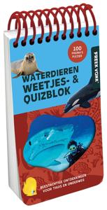 Freek Vonk Weetjes- & quizblok - Waterdieren (Hardback)