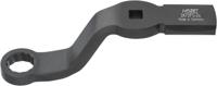 HAZET Ring-slagsleutel · met 2 slagvakken 2872FS-24 · 1/2 inch (12,5 mm) vierkant hol · Buitentwaalfkant profiel · SW 24 mm
