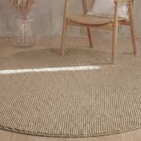 Vloerkleed Diana Rond - Beige Xcm - Wol - Dekbed-Discounter.nl