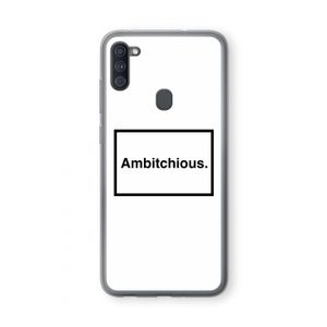 Ambitchious: Samsung Galaxy A11 Transparant Hoesje