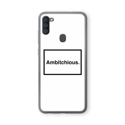 Ambitchious: Samsung Galaxy A11 Transparant Hoesje