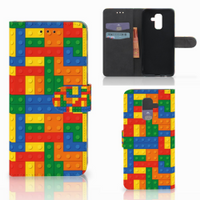 Samsung Galaxy A6 Plus 2018 Telefoon Hoesje Blokken - thumbnail