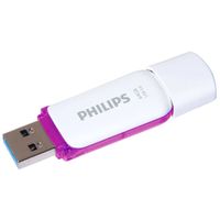 Philips USB-stick Snow USB 3.0 64 GB wit en paars