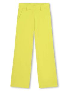 BOSS Kidswear pantalon à coupe droite - Jaune