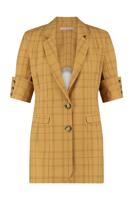 Aniek check blazer - musterd/mango - 07004