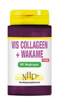NHP Vis collageen + wakame 125 mcg jodium puur (60 vega caps) - thumbnail