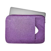 Lunso - Stijlvolle zachte neopreen sleeve hoes 13 inch - Paars