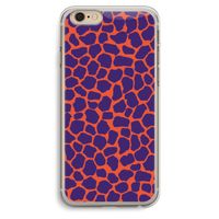 Purple Giraffe: iPhone 6 Plus / 6S Plus Transparant Hoesje