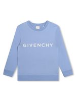 Givenchy Kids sweat à logo imprimé - Bleu - thumbnail