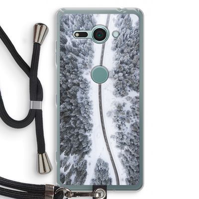 Snøfall: Sony Xperia XZ2 Compact Transparant Hoesje met koord