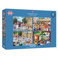 School Days Puzzel 4x 500 Stukjes