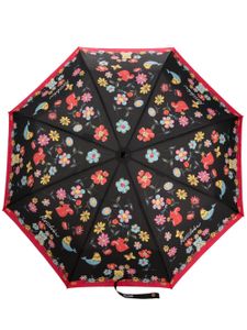 Moschino floral-print foldable umbrella - Noir