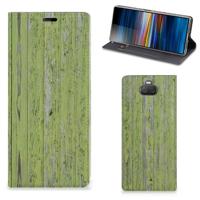 Sony Xperia 10 Plus Book | Wallet Case | Green Wood