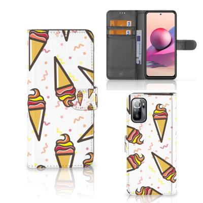 Xiaomi Redmi Note 10/10T 5G | Poco M3 Pro | Book Cover | Icecream