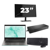 HP ZBook Studio G5 - Intel Core i7-8e Generatie - 15 inch - 16GB RAM - 256GB SSD - Windows 11 + 1x 23 inch Monitor