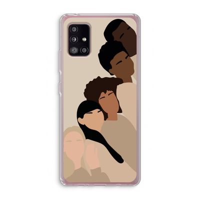 Sweet creatures: Samsung Galaxy A51 5G Transparant Hoesje