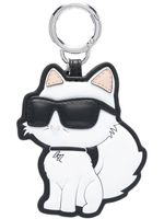 Karl Lagerfeld porte-clés Ikon Choupette en cuir - Blanc