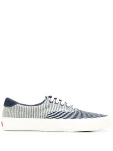 Vans baskets lacées à rayures - Bleu