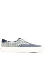 Vans baskets lacées à rayures - Bleu