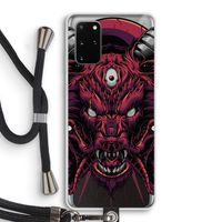 Hell Hound and Serpents: Samsung Galaxy S20 Plus Transparant Hoesje met koord